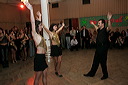 Дабл-хастл: Эля, Юля, Саша. Фотограф: Надир Чанышев
. Осенний Бал N Club’а 2004 на Нагорной.